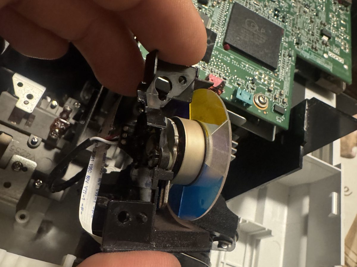 DLP projector color wheel replacement