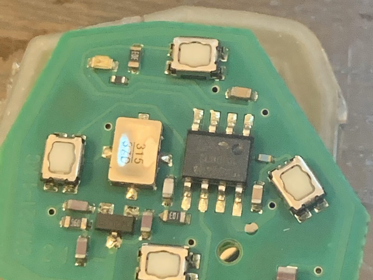 Key fob circuit board repair
